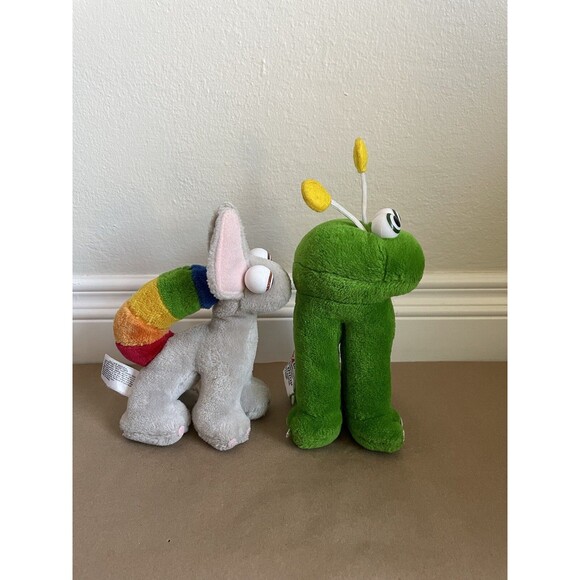 Alpha Critters Lloyd Gilbert I Igg R Reebit Plush Stuffed Animals Vintage 1986 - Picture 2 of 6